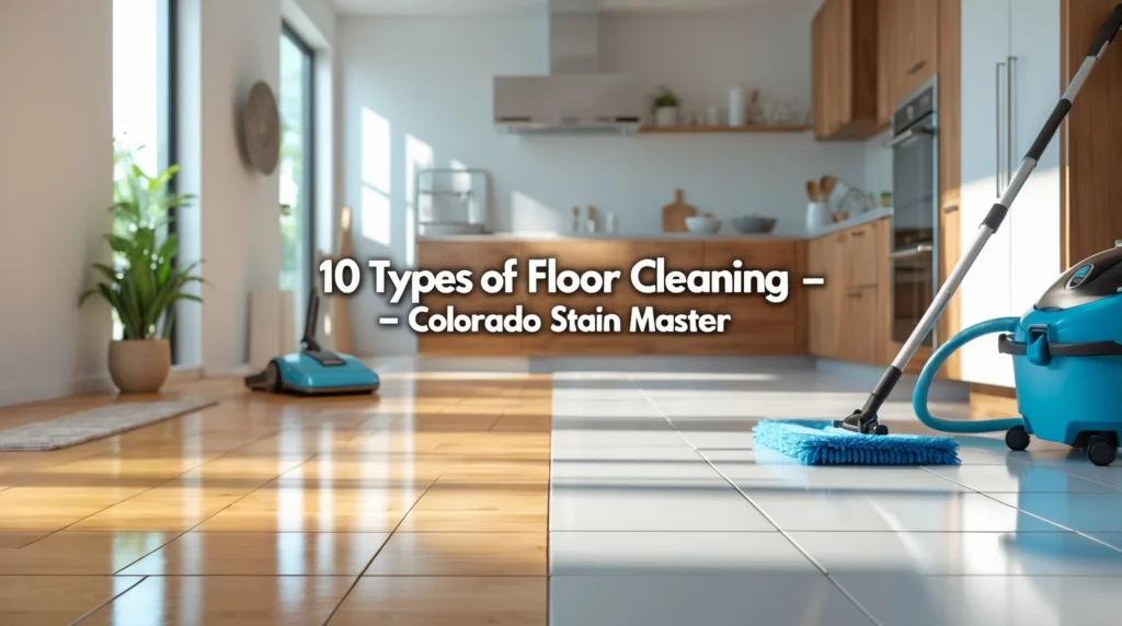10 types of floor cleaning