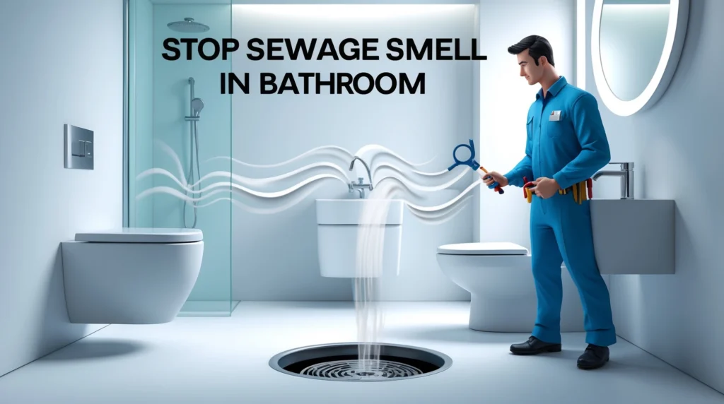 sewage smell in bathroom