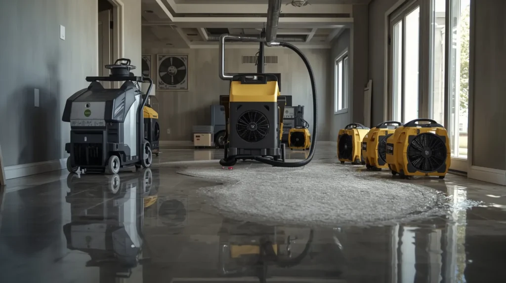 equipment for water damage restoration